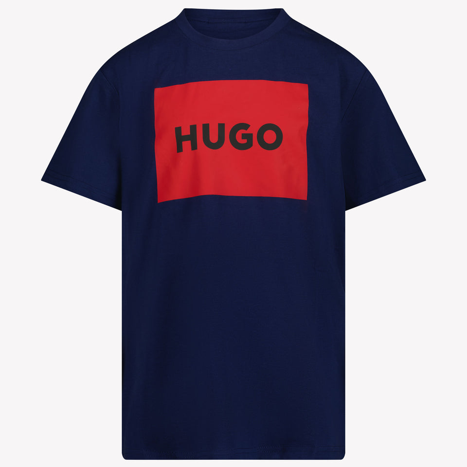 HUGO Kids Boys T-Shirt in Blue