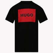 HUGO Kids Boys T-Shirt in Black