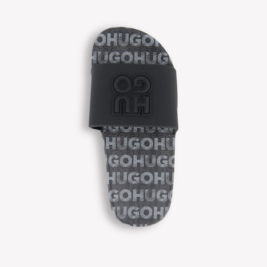 HUGO Kids Boys Flipflops  Black