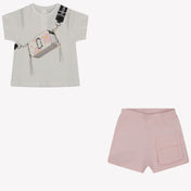 Marc Jacobs Baby Meisjes Setje In Licht Roze