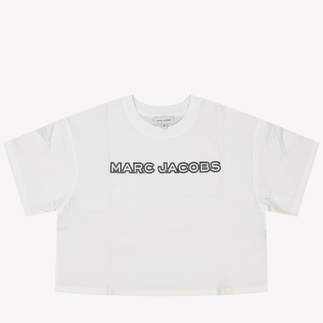 Marc Jacobs Kids Girls in T-Shirt White