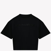 Marc Jacobs Kids Girls in T-Shirt Black