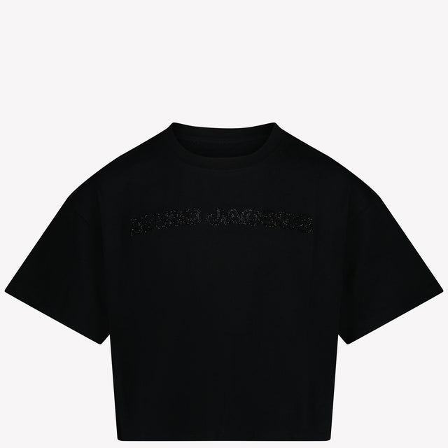 Marc Jacobs Kids Girls in T-Shirt Black