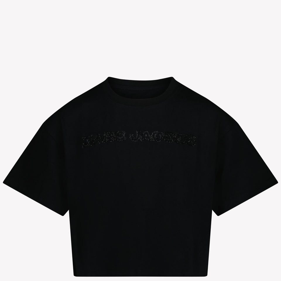 Marc Jacobs Kids Girls in T-Shirt Black