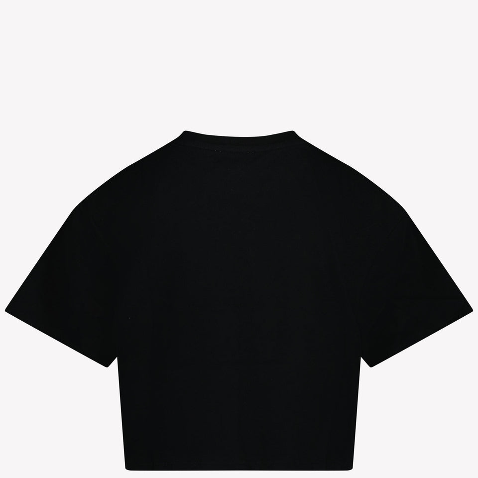 Marc Jacobs Kids Girls in T-Shirt Black