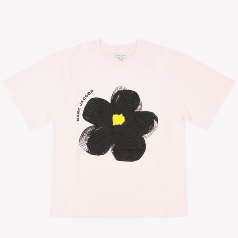 Marc Jacobs Kids Girls in T-Shirt Light Pink