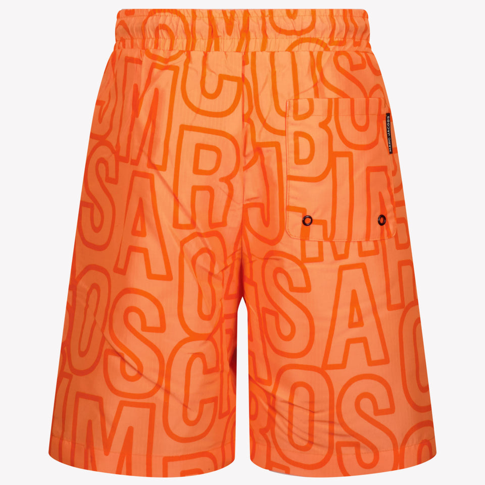 Marc Jacobs Kids Boys Swimwear In Fluor Orange