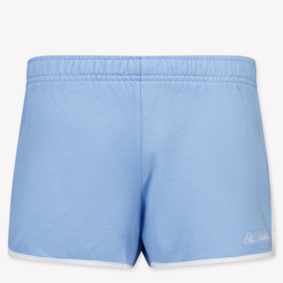 MC2 Saint Barth Girls Short in Light Blue