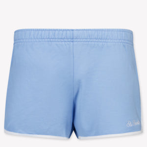 MC2 Saint Barth Kinder Meisjes Shorts In Licht Blauw