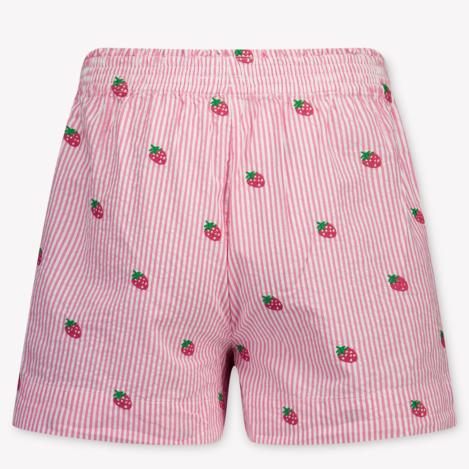 MC2 Saint Barth Kids Girls Shorts  Pink
