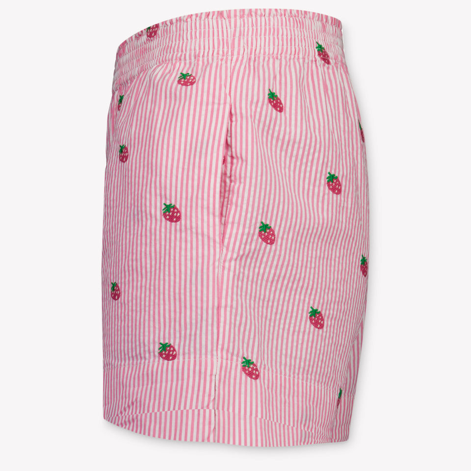 MC2 Saint Barth Kids Girls Shorts  Pink