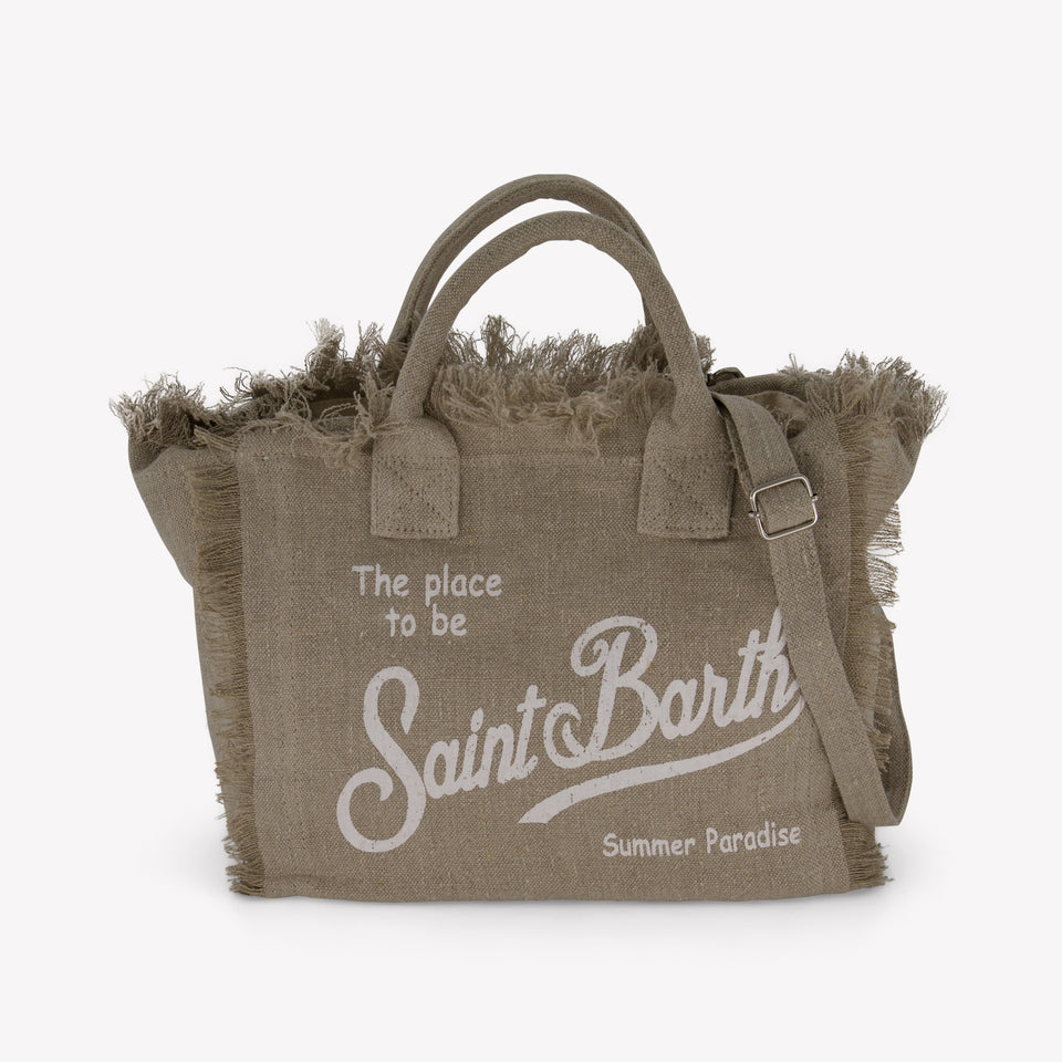 MC2 Saint Barth Kinder Meisjes Tas In Beige