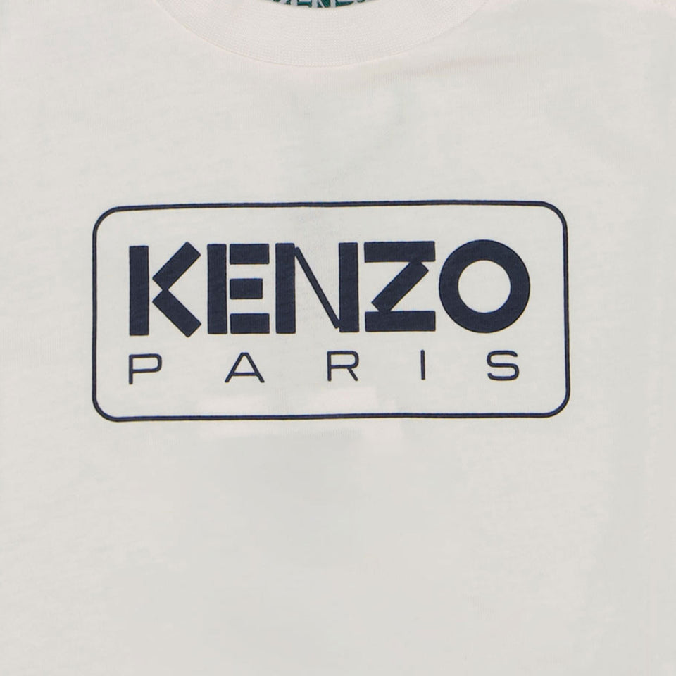 Kenzo Kids Baby Boys T-Shirt in OffWhite