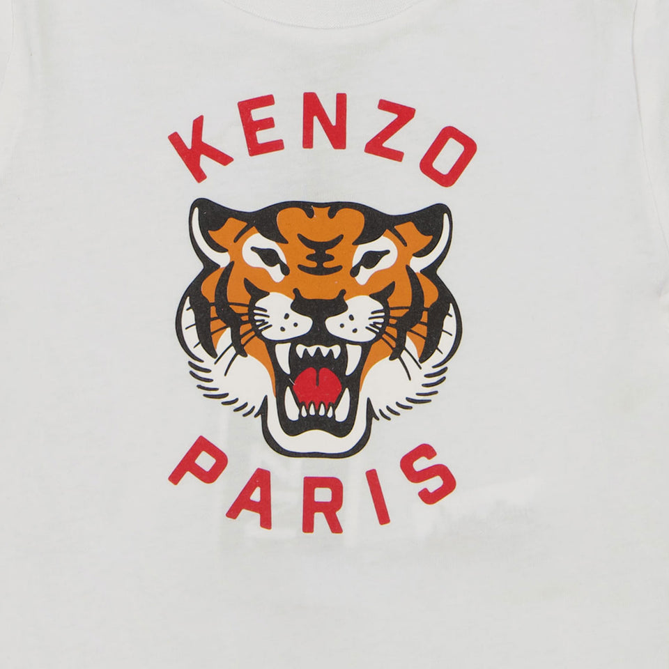 Kenzo Kids Baby Boys T-Shirt in White