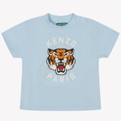 Kenzo Kids Baby Boys T-Shirt in Light Blue