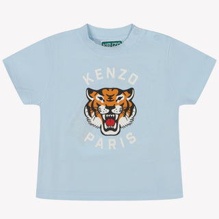 Kenzo Kids Baby Boys T-Shirt in Light Blue