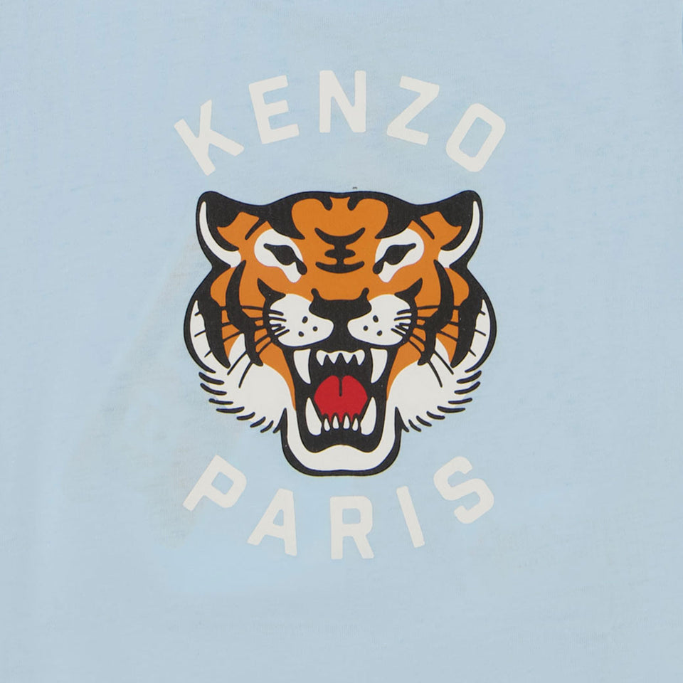 Kenzo Kids Baby Boys T-Shirt in Light Blue