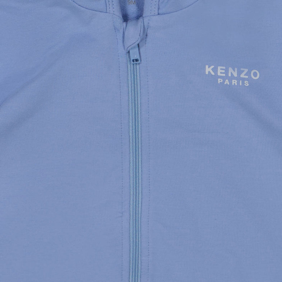 Kenzo Kids Baby Boys Tracksuit In Light Blue