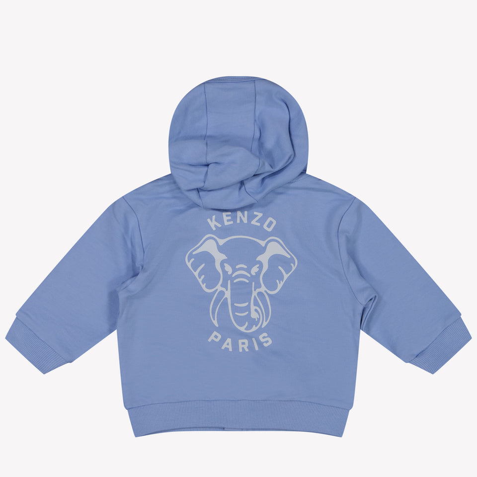 Kenzo Kids Baby Boys Tracksuit In Light Blue