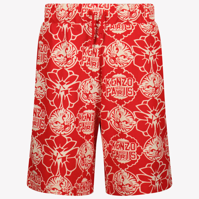 Kenzo kids Kinder Jongens Shorts In Rood