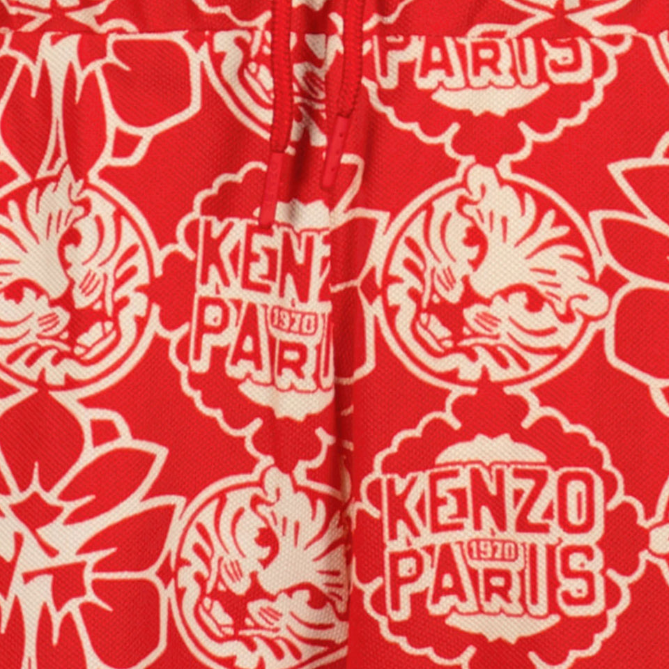 Kenzo kids Kinder Jongens Polo In Rood