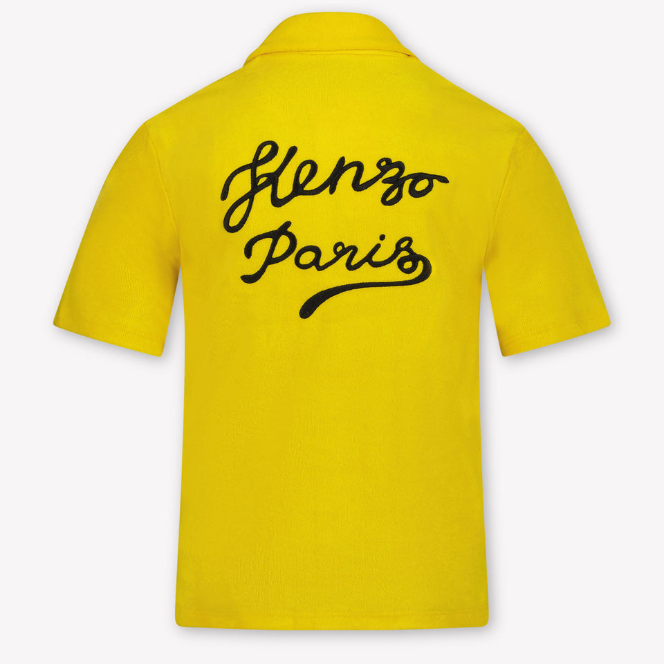 Kenzo kids Children's boys polo in Yellow