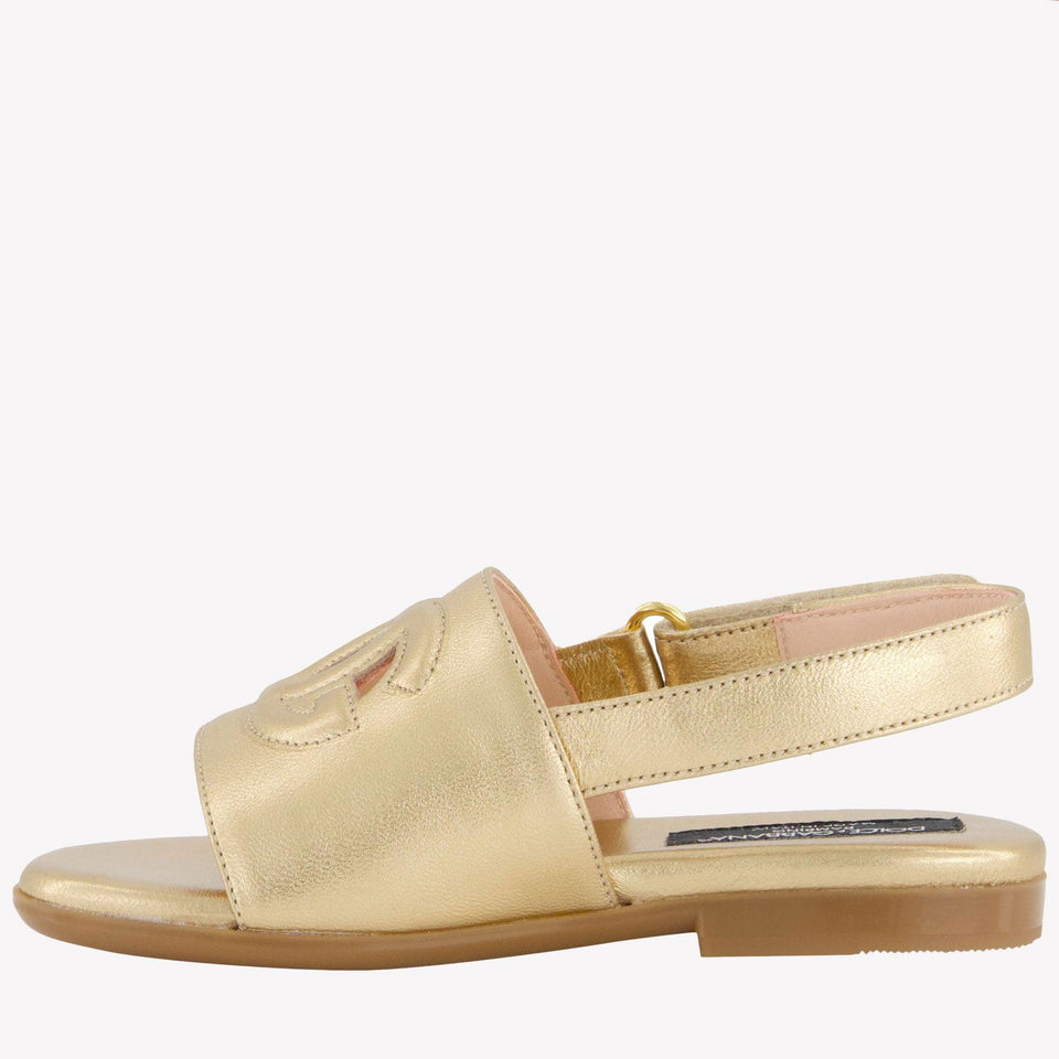 Dolce & Gabbana Meisjes Sandalen In Goud