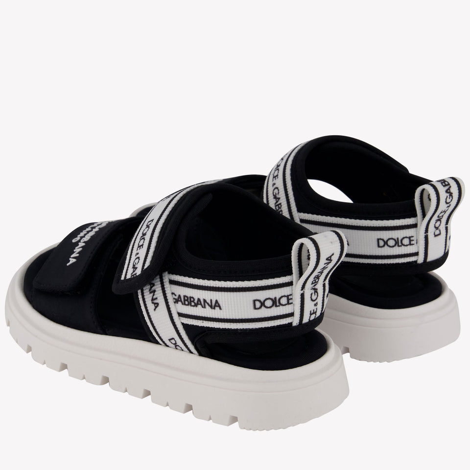 Dolce & Gabbana Unisex Sandals In Black