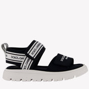 Dolce & Gabbana Unisex Sandals In Black