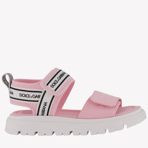 Dolce & Gabbana Girls Sandals  Light Pink