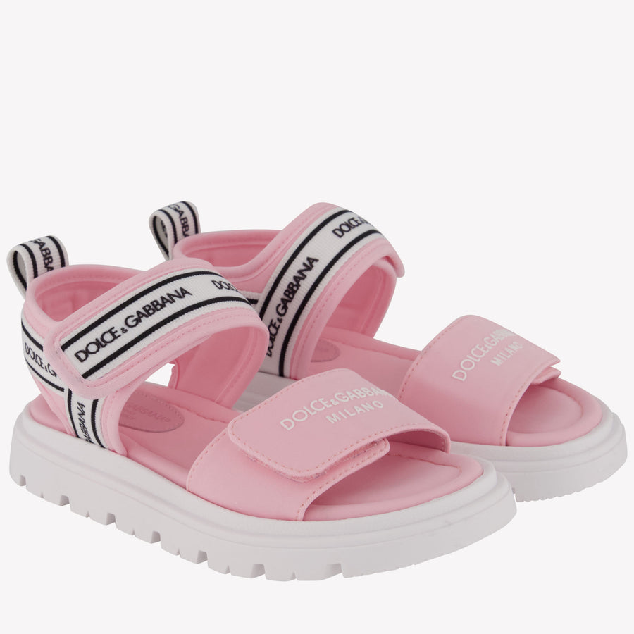 Dolce & Gabbana Girls Sandals  Light Pink
