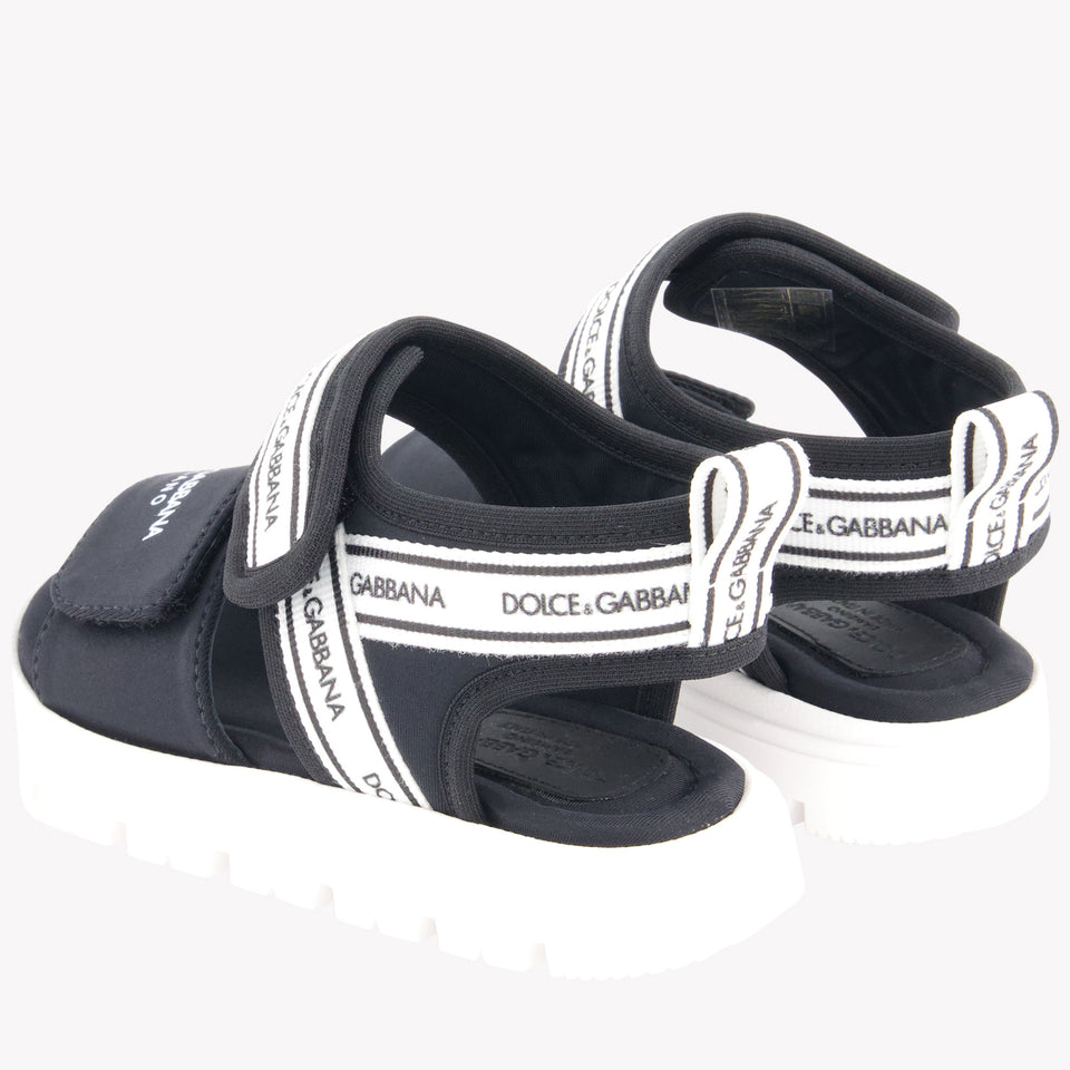 Dolce & Gabbana Unisex Sandals In Black