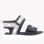 Dolce & Gabbana Unisex Sandals In Black