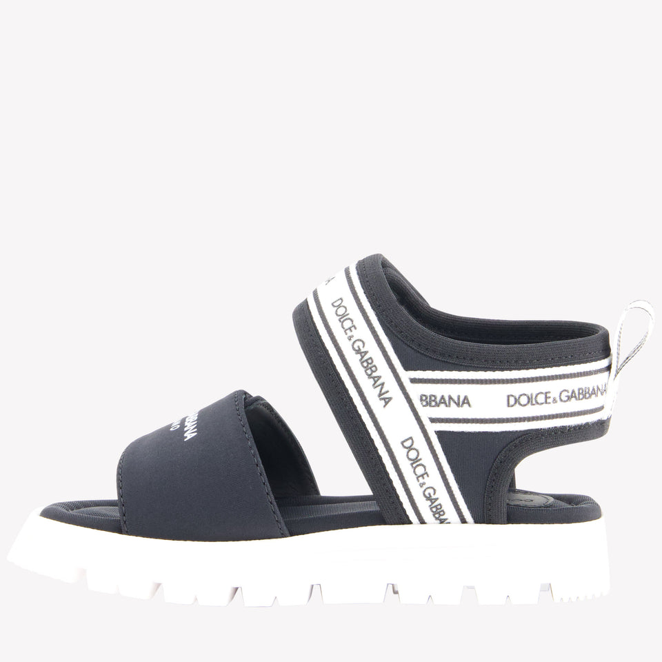 Dolce & Gabbana Unisex Sandalen In Zwart