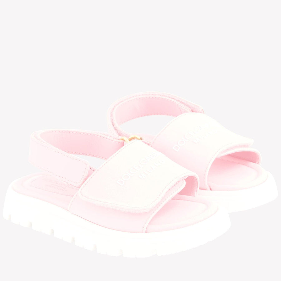 Dolce & Gabbana Girls Sandals  Light Pink