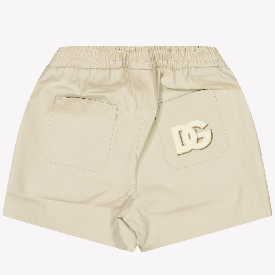 Dolce & Gabbana Baby Jongens Shorts In Beige