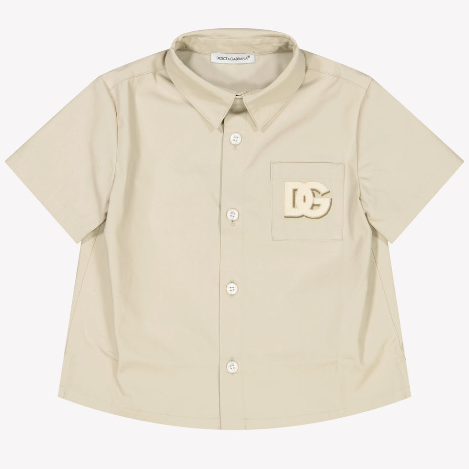 Dolce & Gabbana Baby Boys Blouse in Beige