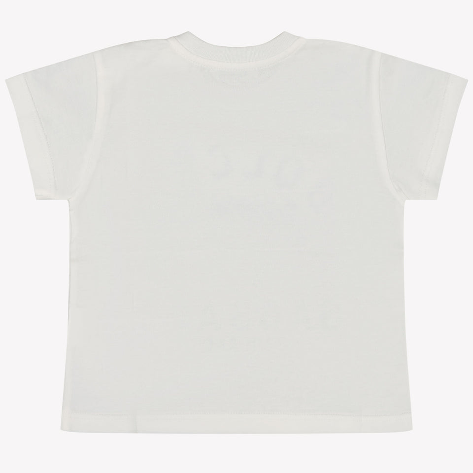 Dolce & Gabbana Baby Jongens T-Shirt In Wit