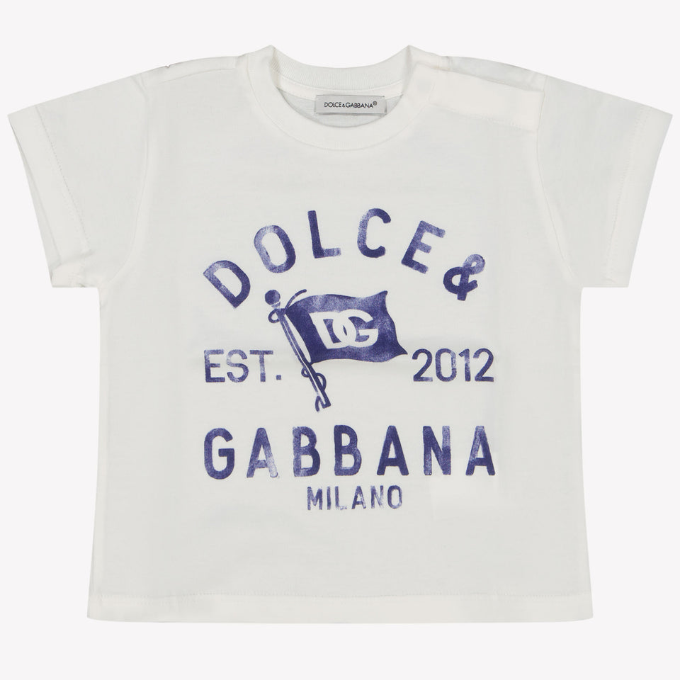 Dolce & Gabbana Baby Boys T-Shirt in White