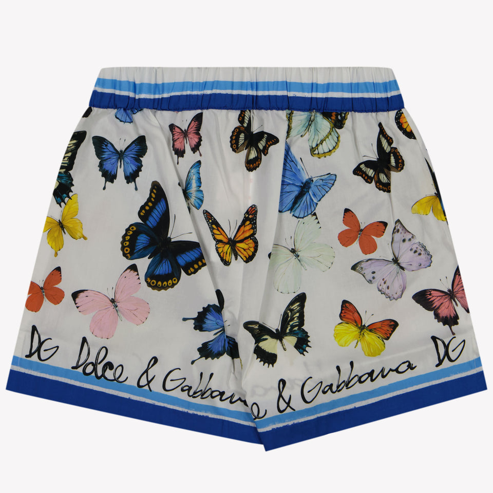 Dolce & Gabbana Baby Girls Shorts In Blue