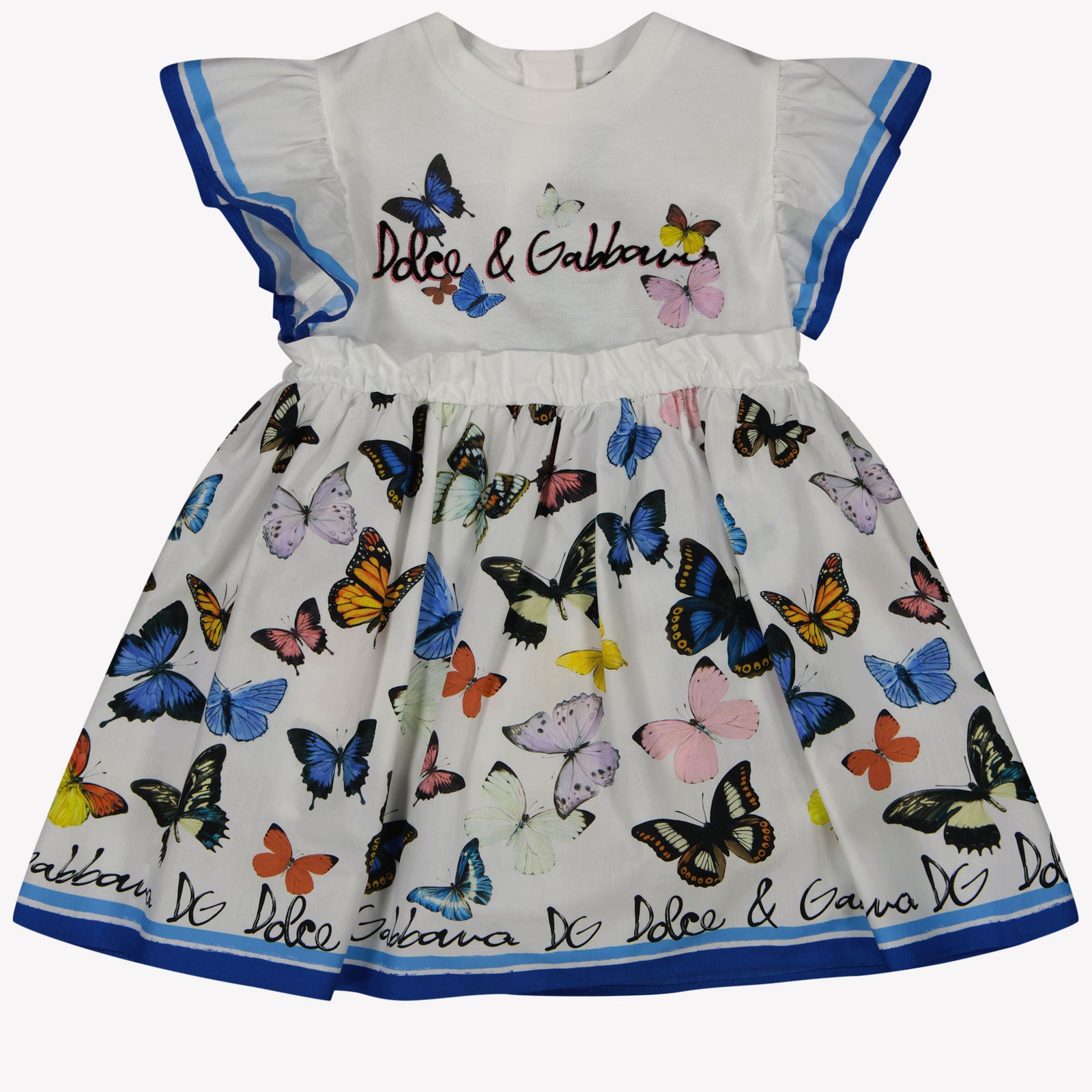 Dolce & Gabbana Baby Meisjes Jurk In Wit