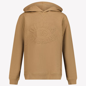 Dolce & Gabbana Kids Boys Sweater  Light Brown