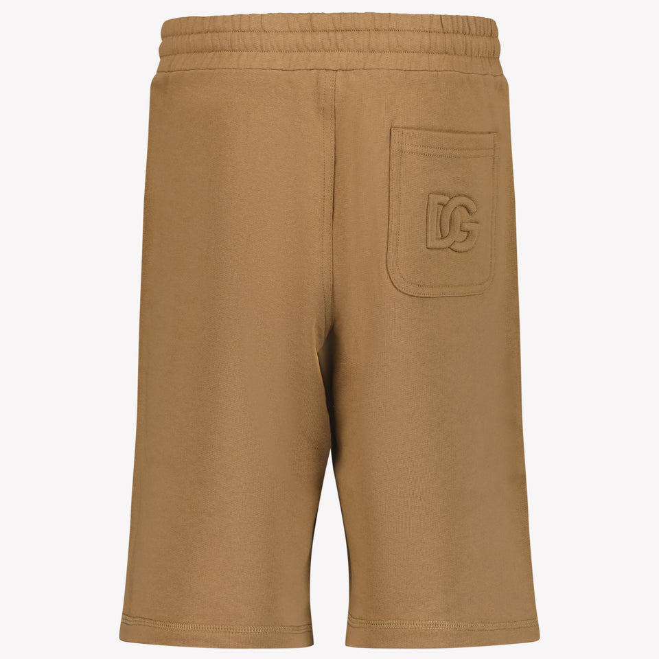 Dolce & Gabbana Kids Boys Shorts In Light Brown