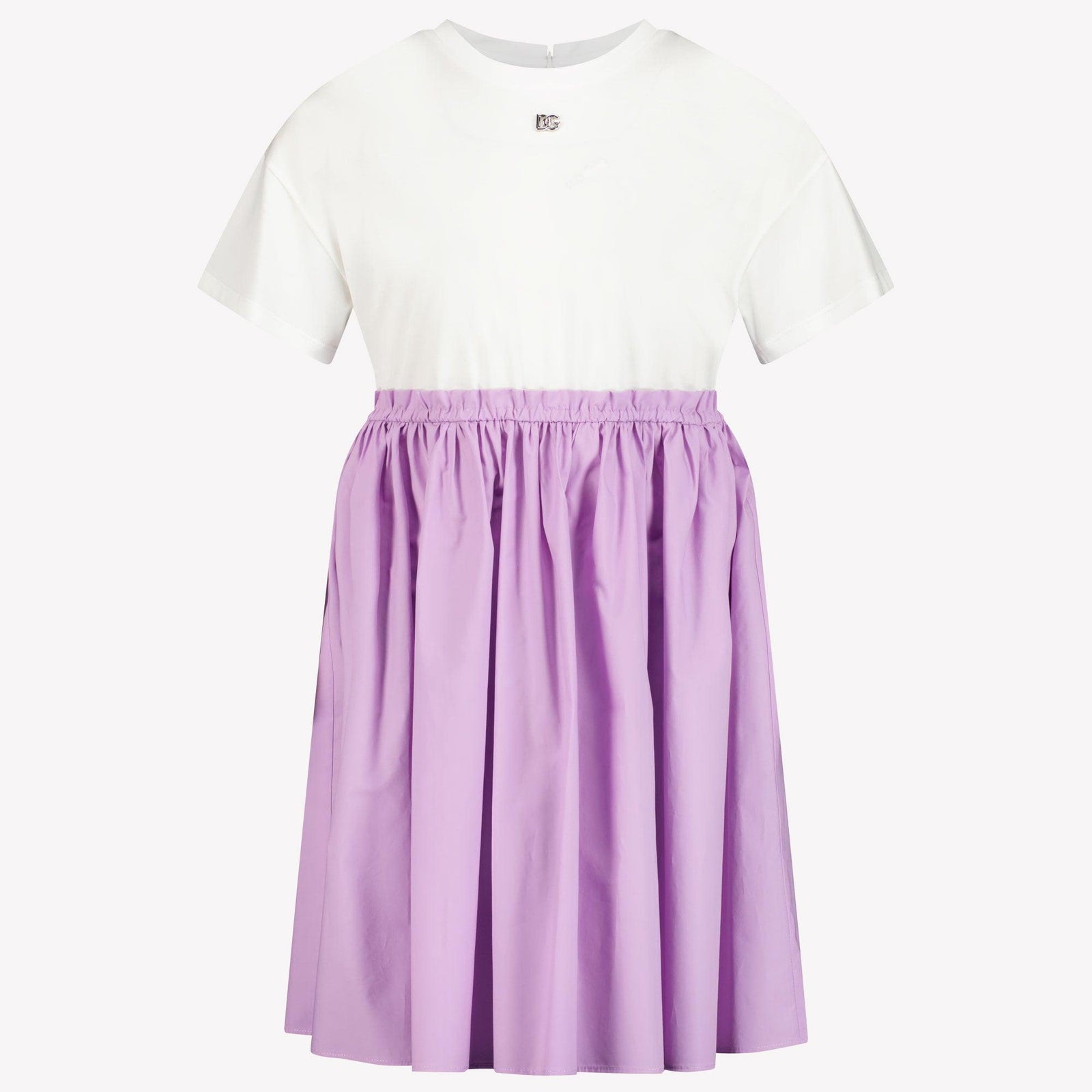 Dolce & Gabbana Kids Girls Dress Lilac