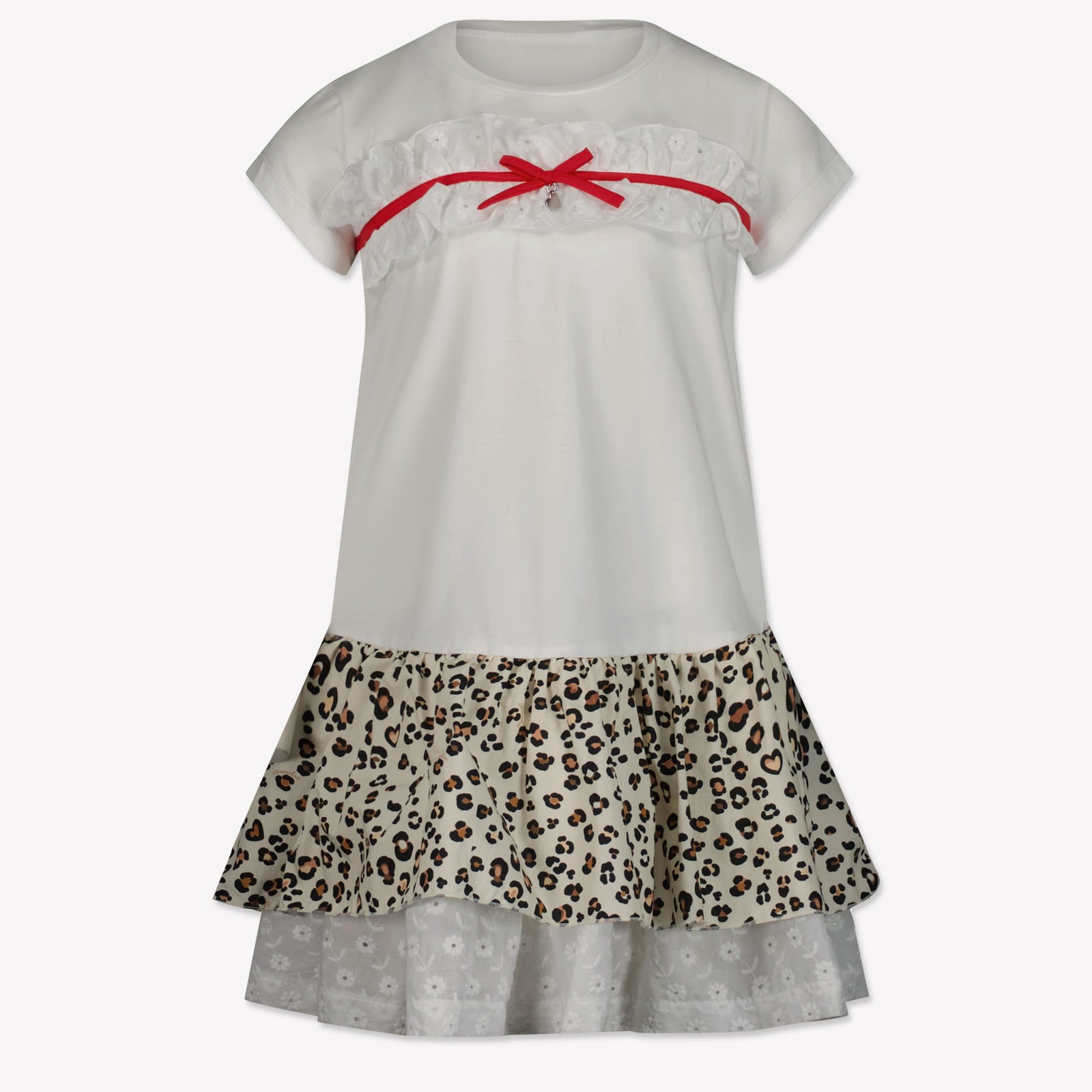 MonnaLisa Kids Girls Dress White