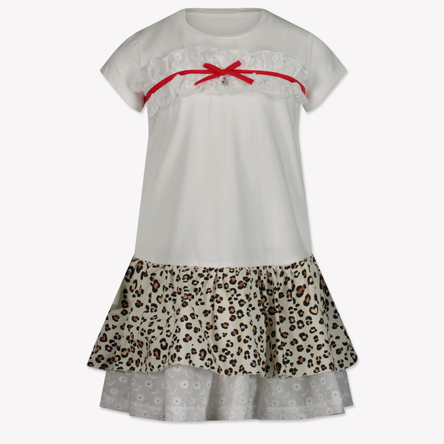 MonnaLisa Kids Girls Dress White