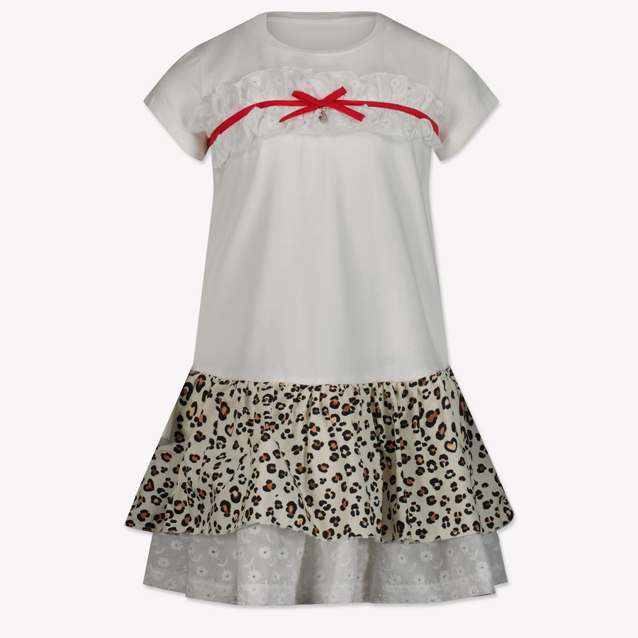 MonnaLisa Kinder Meisjes Jurk in Wit
