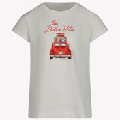 MonnaLisa Kids Girls in T-Shirt White