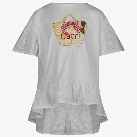 MonnaLisa Kids Girls in T-Shirt White