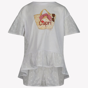 Monnalisa Kids Girls  T-Shirt White